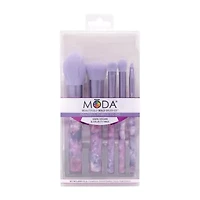 MODA® Purple Tie Dye 5pc Brush Set