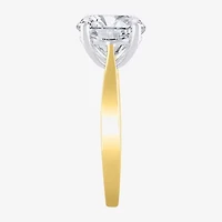 H-I / Si2) Womens / CT. Lab Grown White Diamond 14K Gold Round Solitaire Engagement Ring