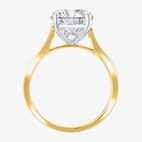 H-I / Si2) Womens / CT. Lab Grown White Diamond 14K Gold Round Solitaire Engagement Ring