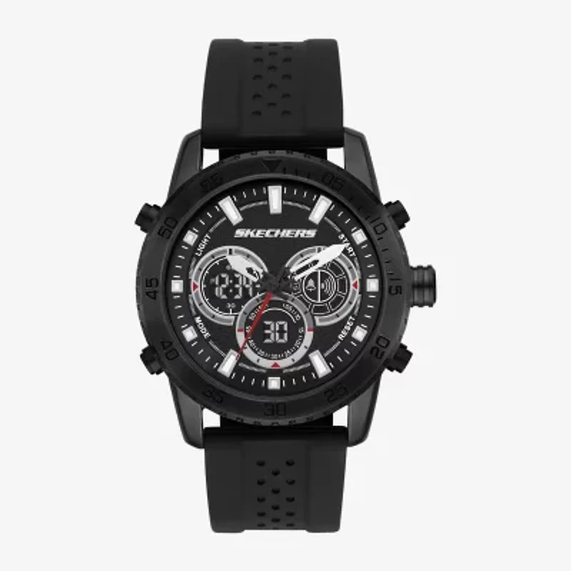 Skechers Mens Black Strap Watch Sr5156