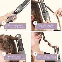 Conair Curl Secret Auto Curler Ceramic Fast Heating Curling Iron
