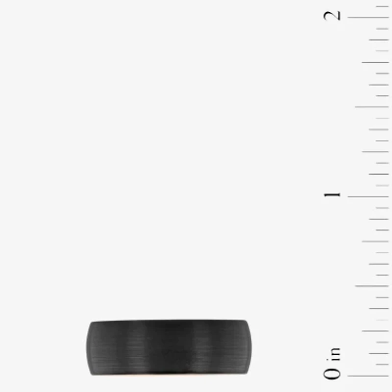 Mens 8MM Tungsten Wedding Band