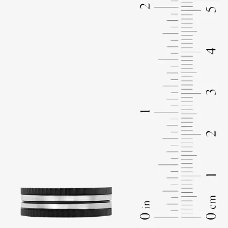 Mens 8MM Tungsten Band