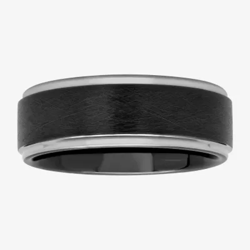 Mens 8MM Tungsten Wedding Band