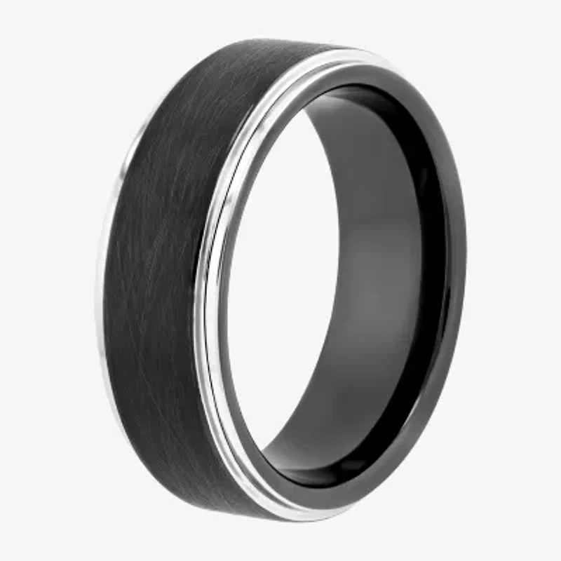 Mens 8MM Tungsten Wedding Band