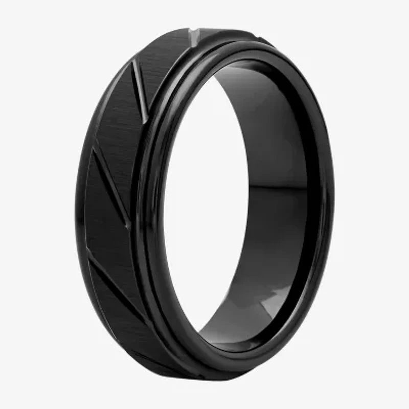 Mens 7MM Tungsten Wedding Band