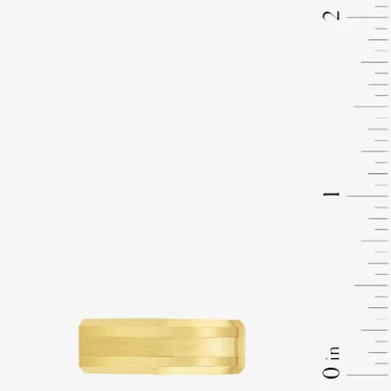 Mens 8MM Tungsten Wedding Band