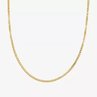 Unisex Adult 10K Gold 18 Inch Fashion Chain Necklace