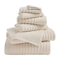 Linery Ribbed Cotton 6-pc. Quick Dry Bath Towel Set