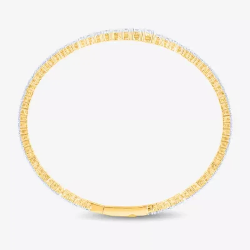 H-I / Si2-I1) Womens CT. T.W. Lab Grown White Diamond 10K Gold Inch Tennis Bracelet