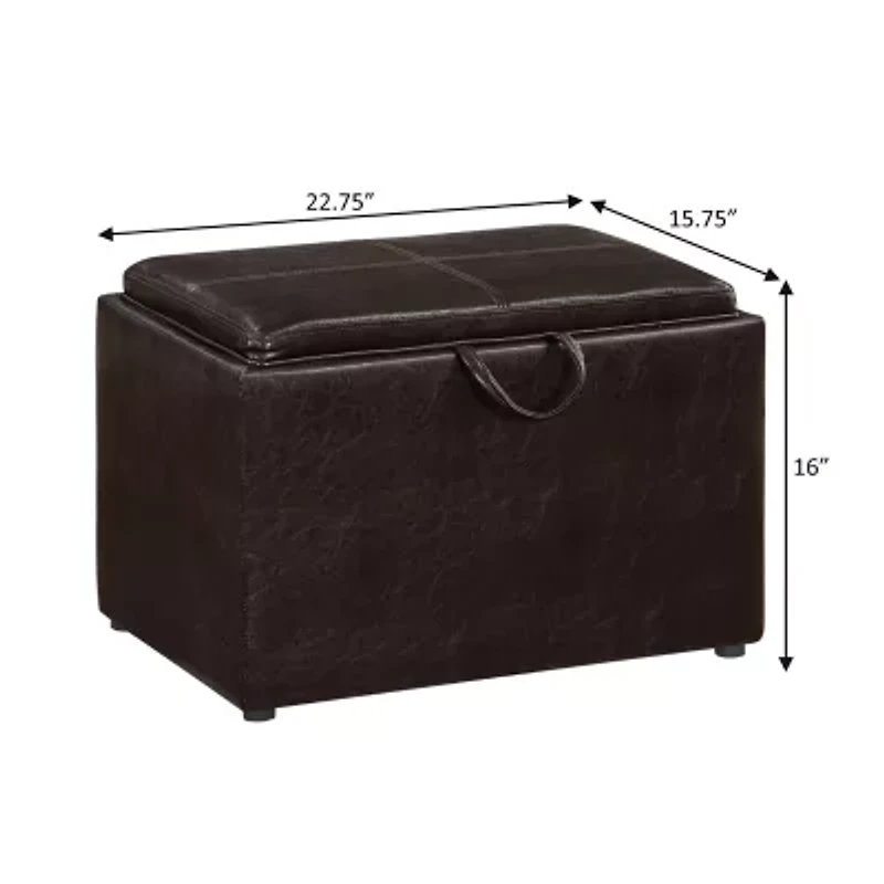 Designs 4 Comfort Accent Storage Ottoman