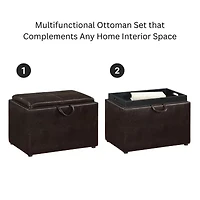 Designs 4 Comfort Accent Storage Ottoman