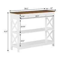 Convenience Concepts Oxford 1-Drawer Console Table