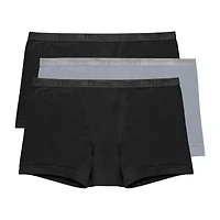 Hanes Originals Supersoft Womens 3 Pack Multi-Pack Boyshort Panty 46ushb