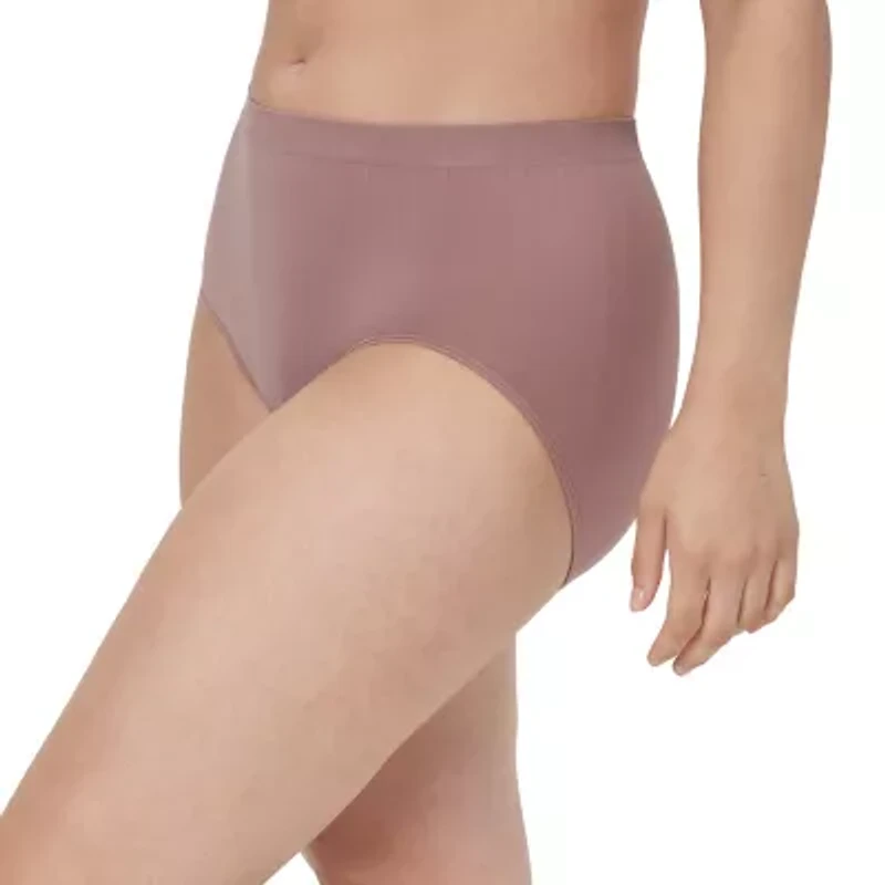 Bali Comfort Revolution® Womens Average + Full Figure Seamless Cooling Brief Panty 803j