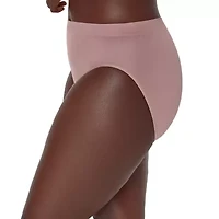 Bali Comfort Revolution Womens Average + Full Figure Seamless High Cut Panty 303j