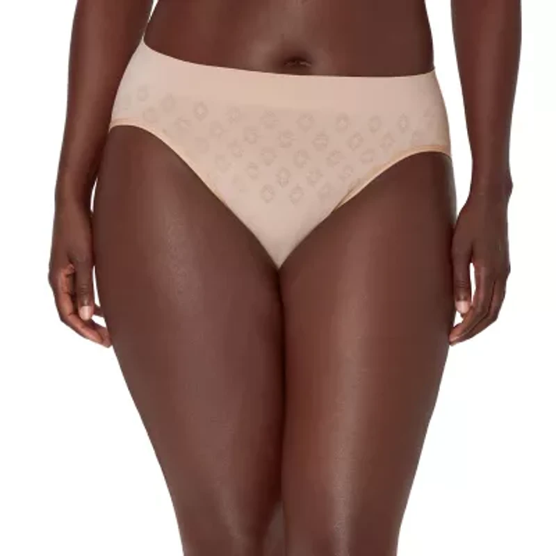 Bali Seamless Light Leak Womens Period + Resistant Cooling High Cut Panty Dfslh1