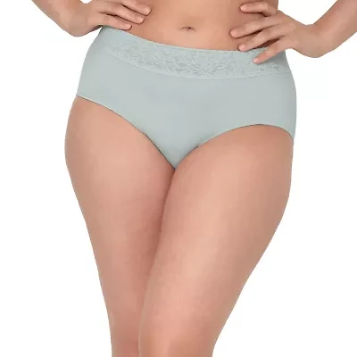 Bali Comfort Revloution Womens Average + Full Figure Seamless Brief Panty Dfmlbf