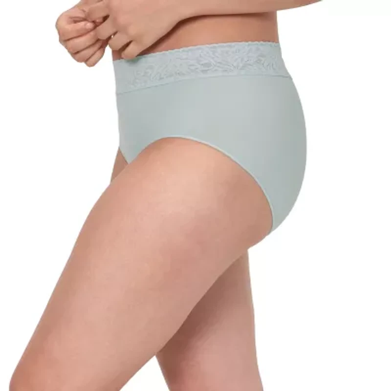 Bali Comfort Revloution Womens Average + Full Figure Seamless Brief Panty Dfmlbf