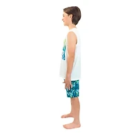 Jammers Kids Little & Big Kid Boys Super Mario Round Neck Short Sleeve 3-pc. Pajama Sets