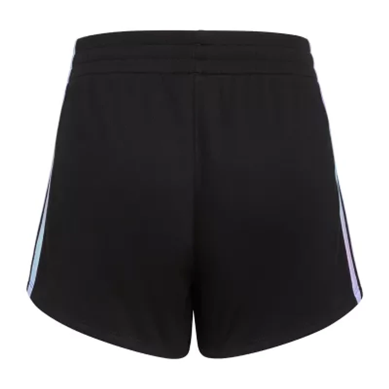 adidas Mesh Big Kid Girls Mid Rise Running Short