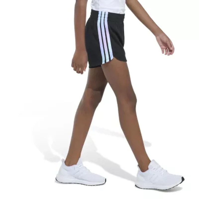 adidas Mesh Big Kid Girls Mid Rise Running Short