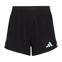 adidas Mesh Big Kid Girls Mid Rise Running Short