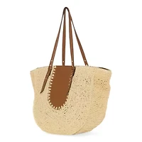 a.n.a Noelle Straw Tote Bag