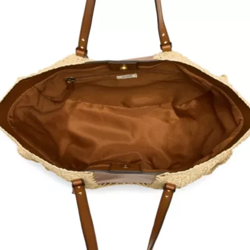 a.n.a Noelle Straw Tote Bag