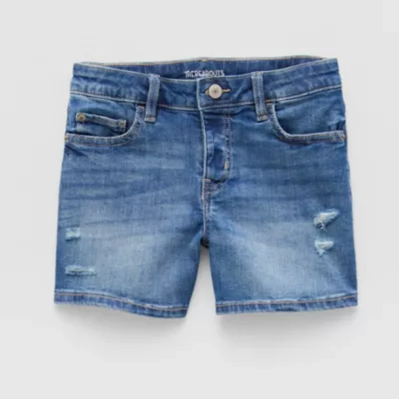 Thereabouts Little & Big Kid Girls Adaptive Easy-on + Easy-off Midi Short