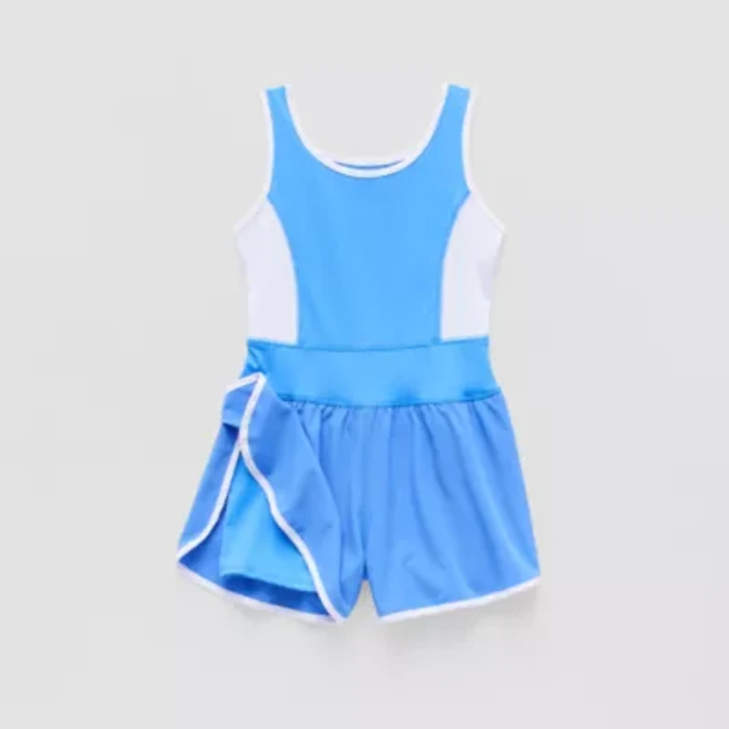 Xersion Little & Big Kid Girls Sleeveless Romper