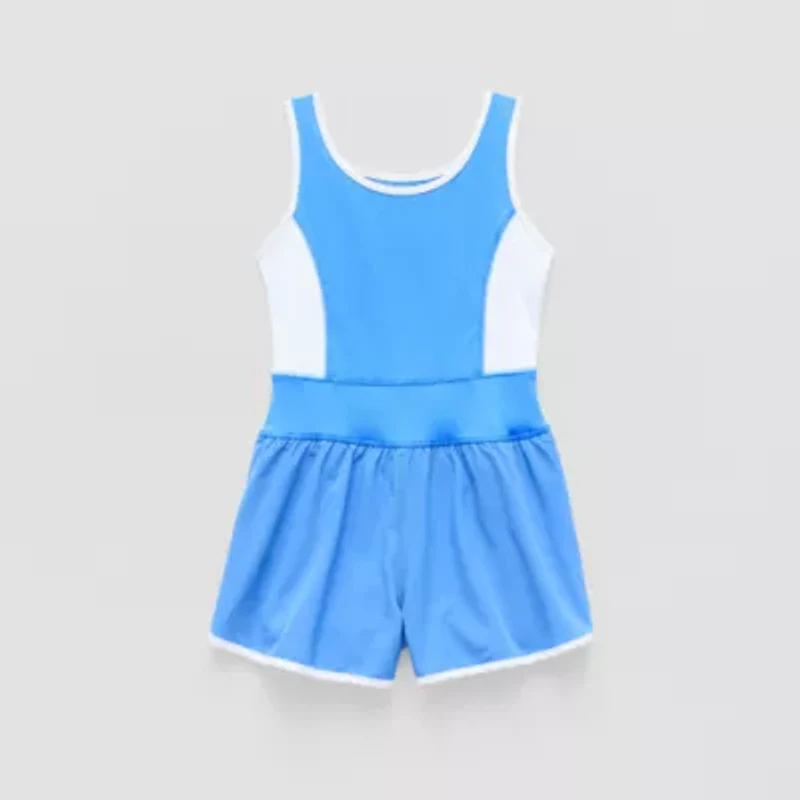 Xersion Little & Big Kid Girls Sleeveless Romper
