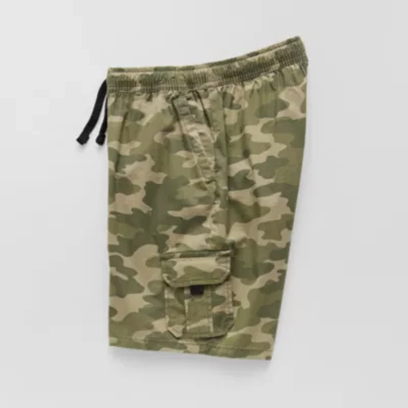 Thereabouts Pull-On Little & Big Kid Boys Adaptive Adjustable Waist Features Easy-on + Easy-off Cargo Short