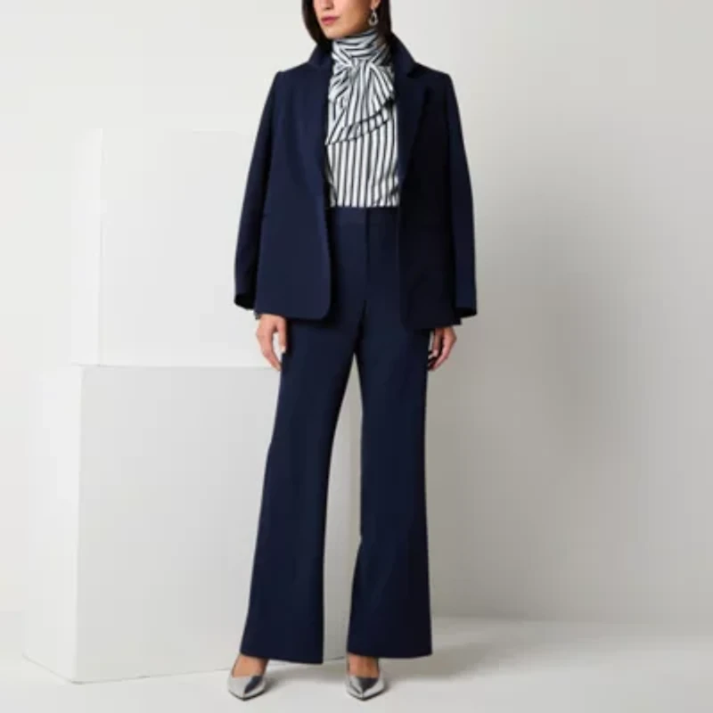 Worthington Womens Adaptive Straight High Rise Trouser