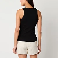 a.n.a Womens Crew Neck Sleeveless Tank Top
