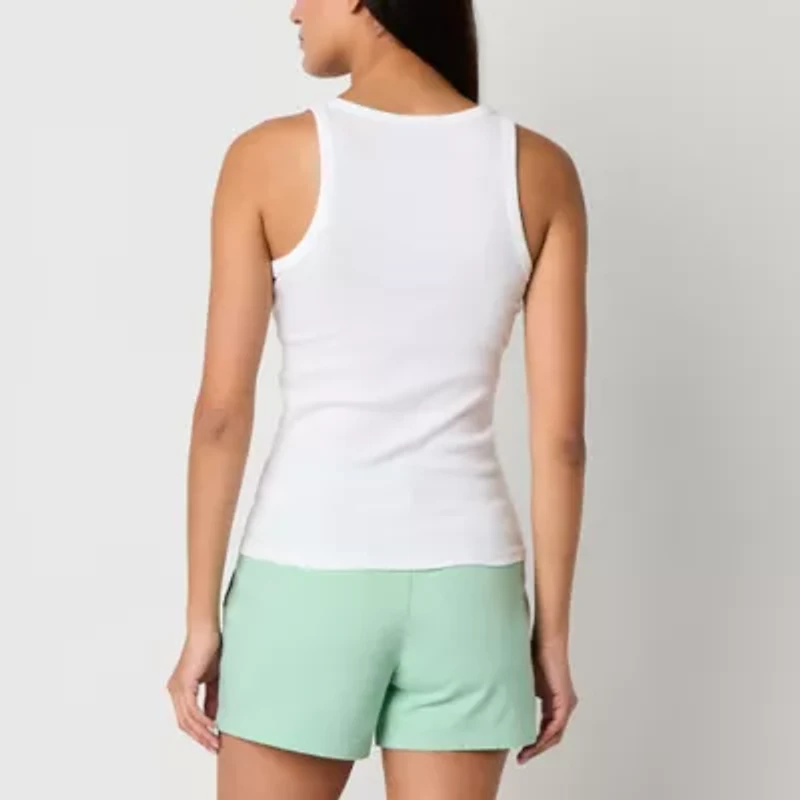 a.n.a Womens Crew Neck Sleeveless Tank Top