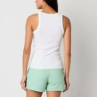 a.n.a Womens Crew Neck Sleeveless Tank Top