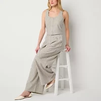a.n.a Linen Blend Womens Sleeveless Vest