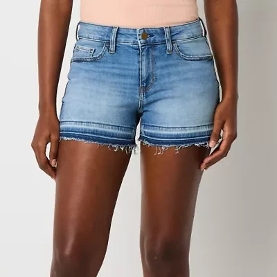 a.n.a Womens Mid Rise 3 1/2" Denim Short