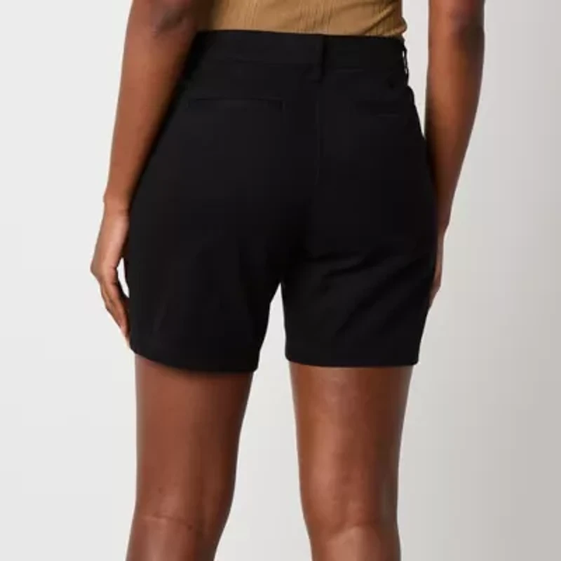 a.n.a Womens 7" Mid Rise Chino Short
