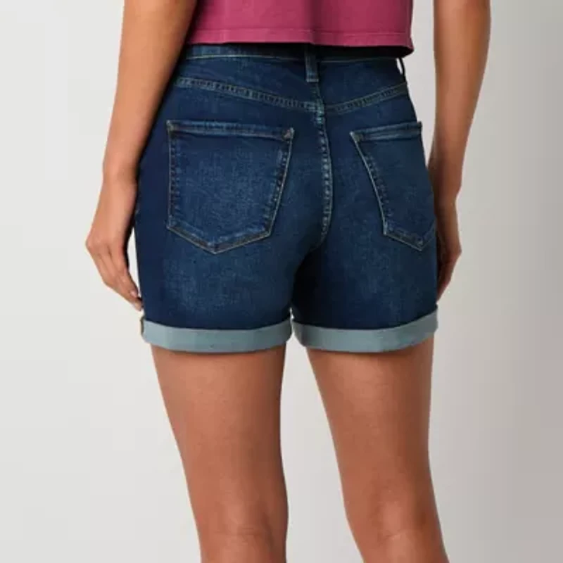 a.n.a Womens High Rise 5" Denim Short