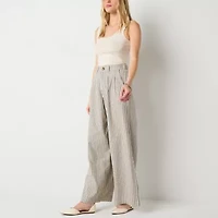 a.n.a Womens Wide Leg High Rise Trouser