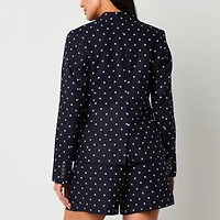 Liz Claiborne Womens Dots Blazer