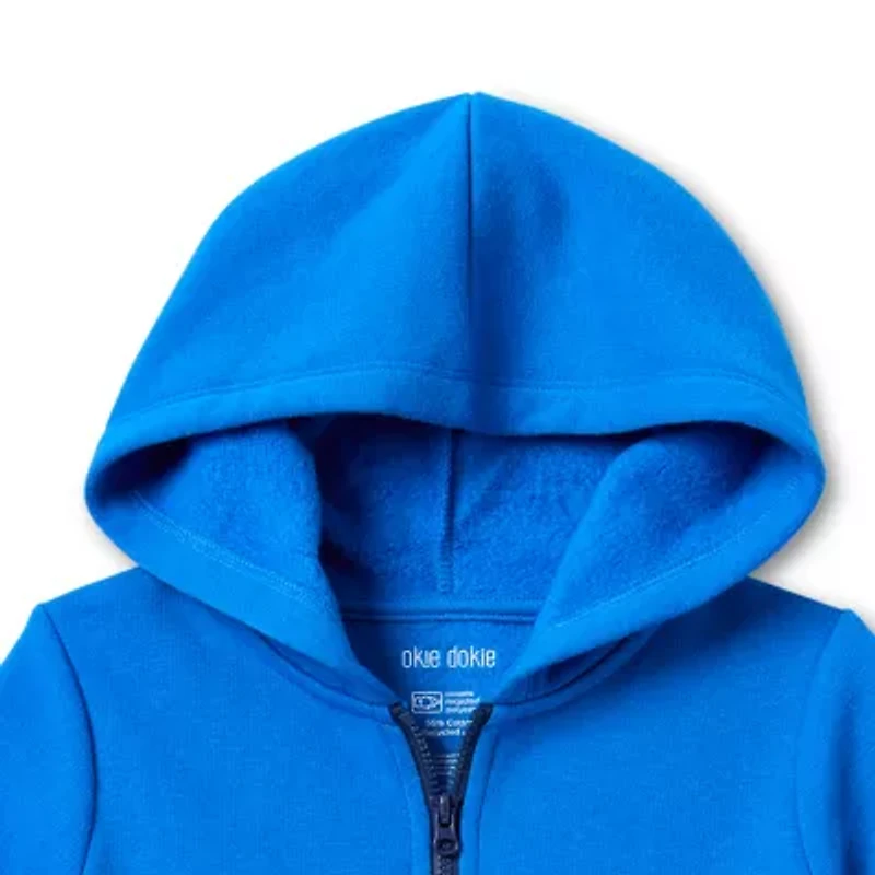 Okie Dokie Toddler Boys Fleece Lightweight Jacket