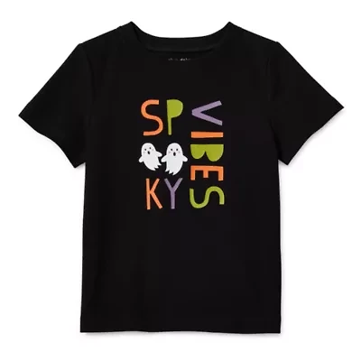 Okie Dokie Toddler & Little Boys Crew Neck Short Sleeve Regular Fit Graphic T-Shirt