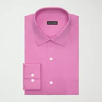 Van Heusen Everyday Defense Stain Shield Mens Regular Fit Stretch Fabric Wrinkle Free Long Sleeve Dress Shirt