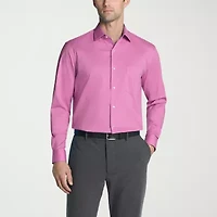 Van Heusen Everyday Defense Stain Shield Mens Regular Fit Stretch Fabric Wrinkle Free Long Sleeve Dress Shirt