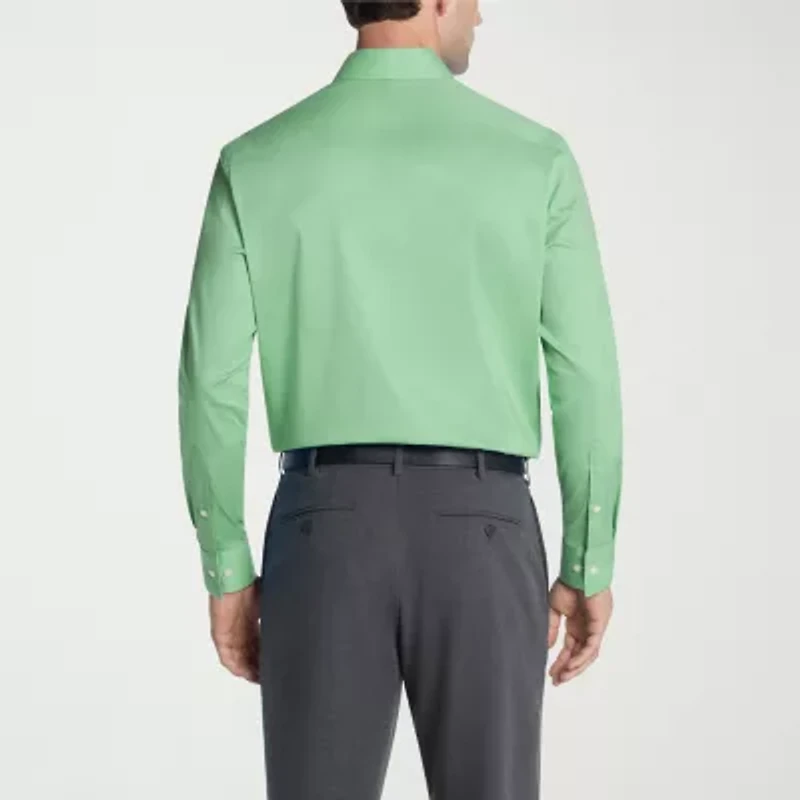 Van Heusen Everyday Defense Stain Shield Mens Regular Fit Dress Shirt