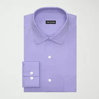 Van Heusen Everyday Defense Stain Shield Mens Regular Fit Stretch Fabric Wrinkle Free Long Sleeve Dress Shirt