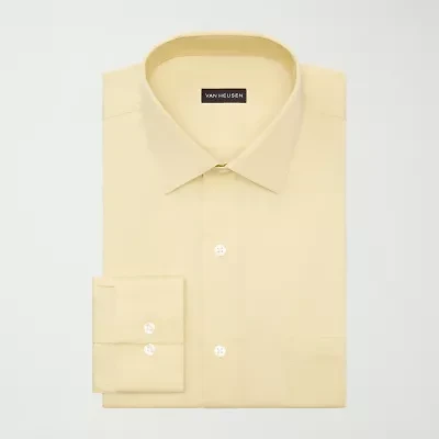Van Heusen Ultra Flex Mens Regular Fit Wrinkle Free Long Sleeve Dress Shirt